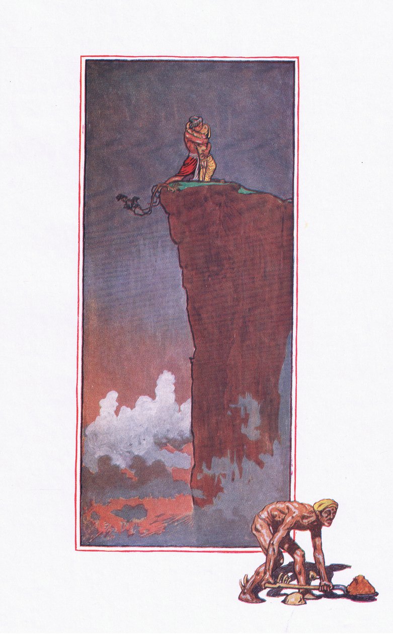 饥荒之歌，插图来自Kama花园（以及印度的其他歌词），1920年 作者 约翰·拜姆·李斯顿·肖