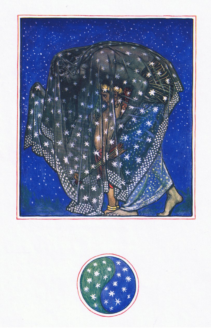 遐想：Zamur-u-Din：千百年来，一千个夜晚的天空将男人带到了这里，插图来自卡马花园（以及印度的其他歌词），1920年 作者 约翰·拜姆·李斯顿·肖