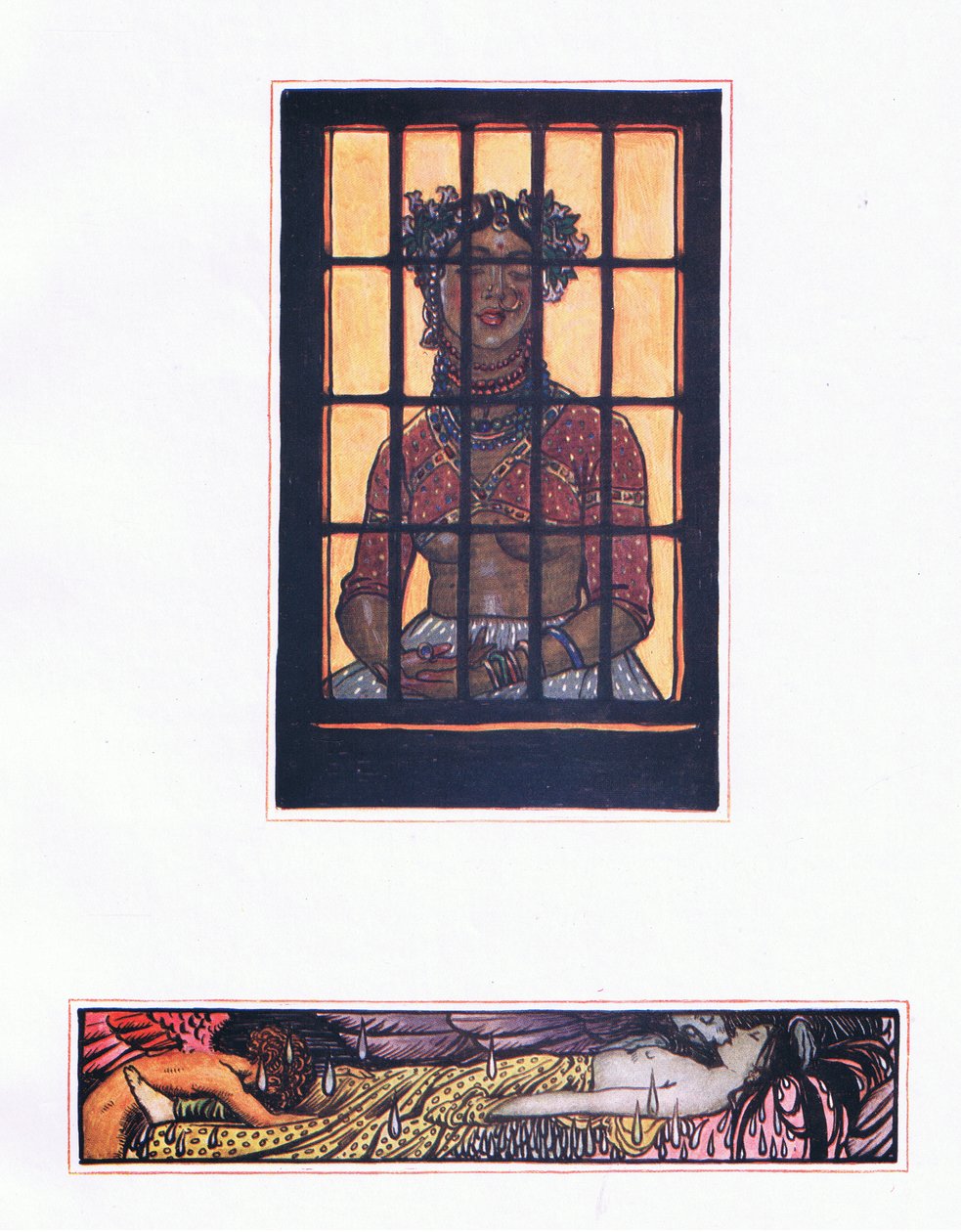 Lilavanti的故事，插图来自Kama花园（以及印度的其他歌词），1920年 作者 约翰·拜姆·李斯顿·肖