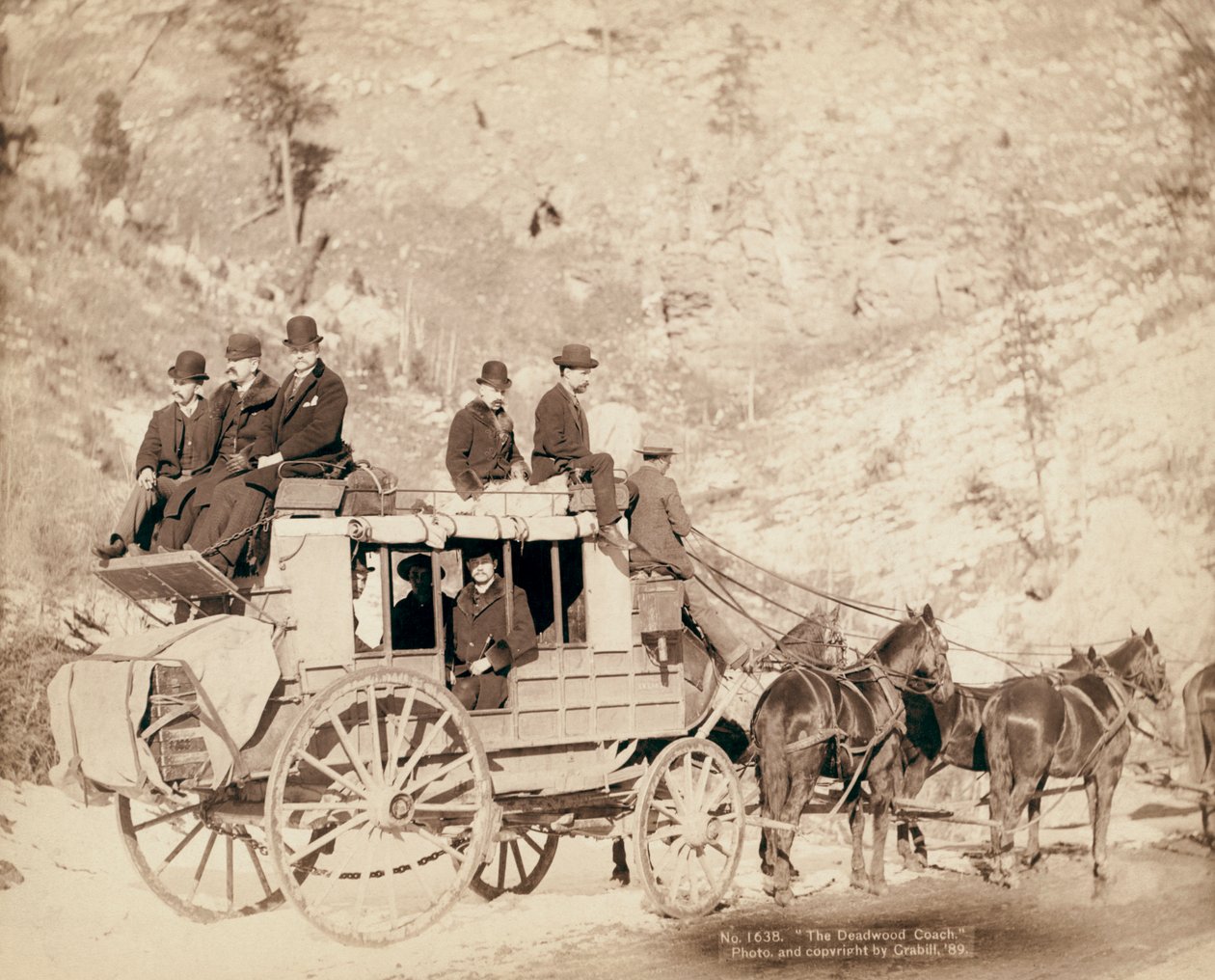 The Old West Deadwood Stagecoach 作者 约翰·CH·格拉比尔