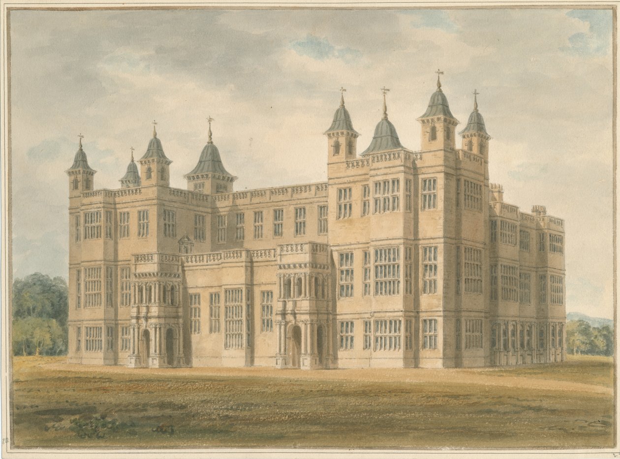 埃塞克斯（Essex）-奥德利恩德（Audley End），1811年 作者 约翰·切塞尔·巴克勒