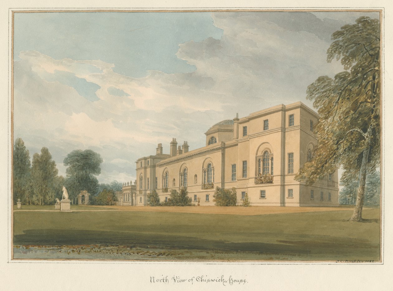 Middlesex-Chiswick House，1822年 作者 约翰·切塞尔·巴克勒