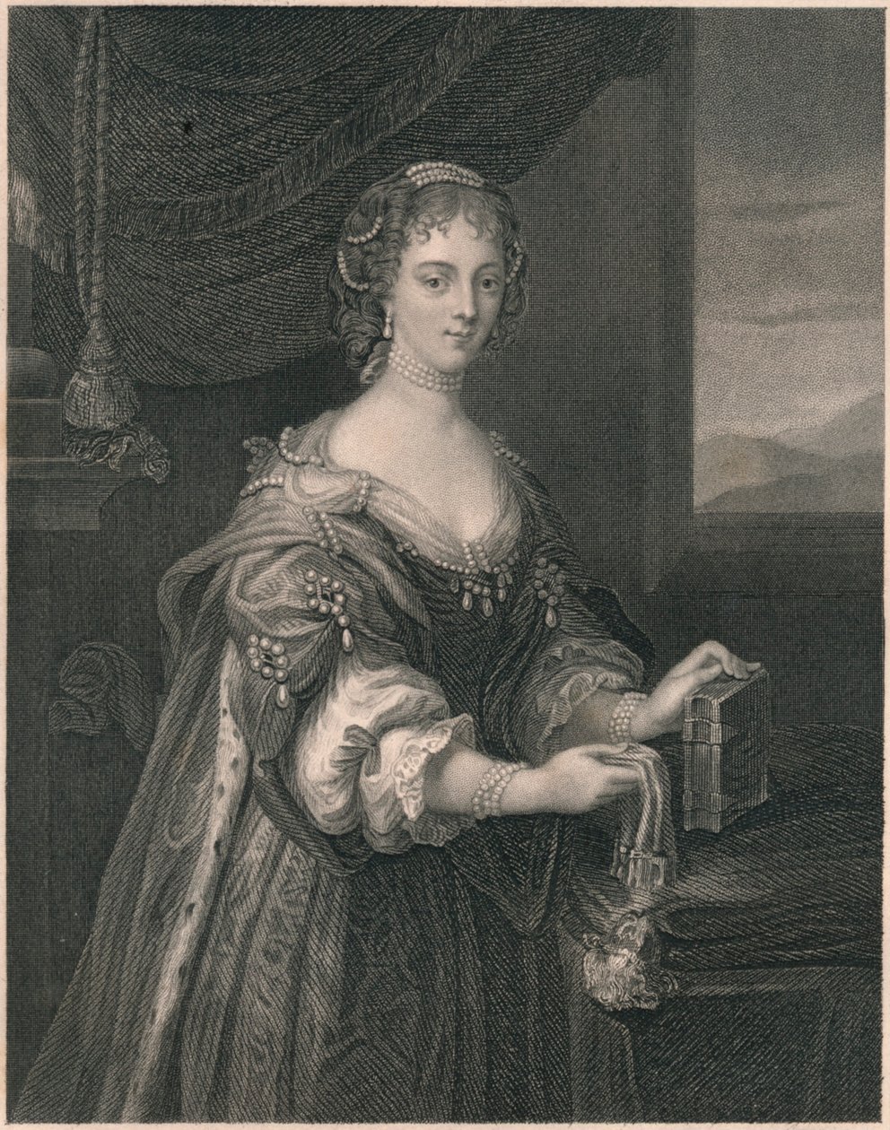 Blanch Somerset, Baroness Arundell of Wardour"，19世纪初中期。   作者 约翰·科克伦