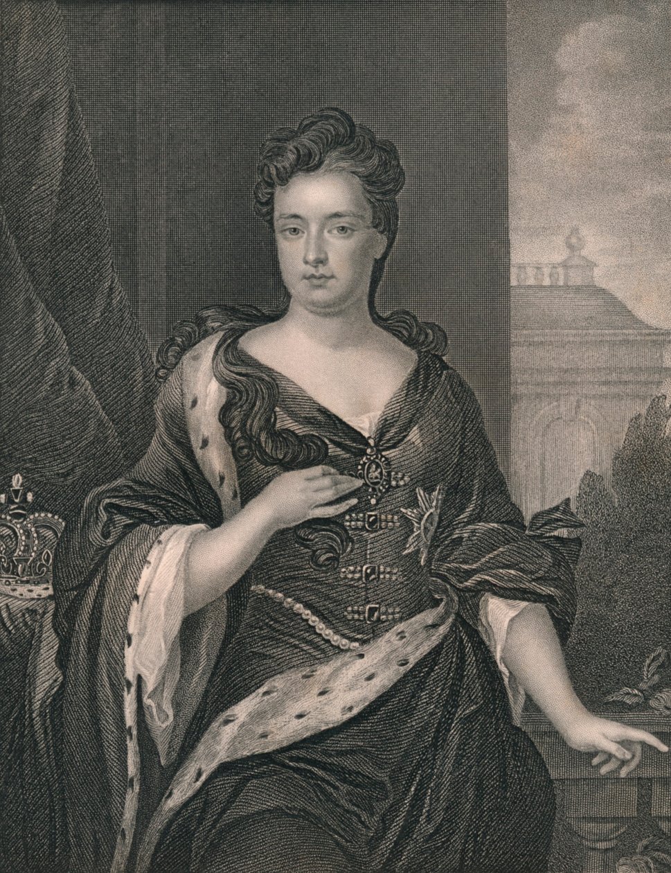 安妮女王（Queen Anne），19世纪中叶。 作者 约翰·科克伦