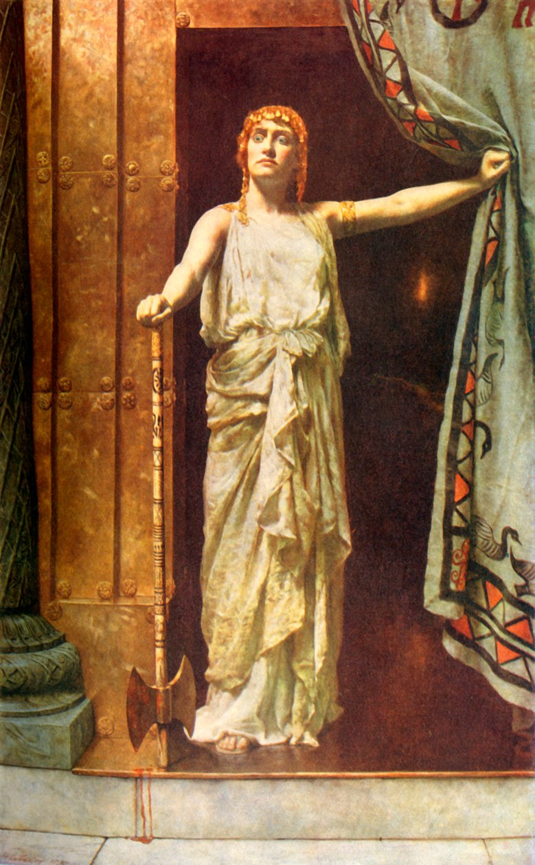 克里特内斯特拉》，1882年，约1915年。 作者 约翰·科利尔