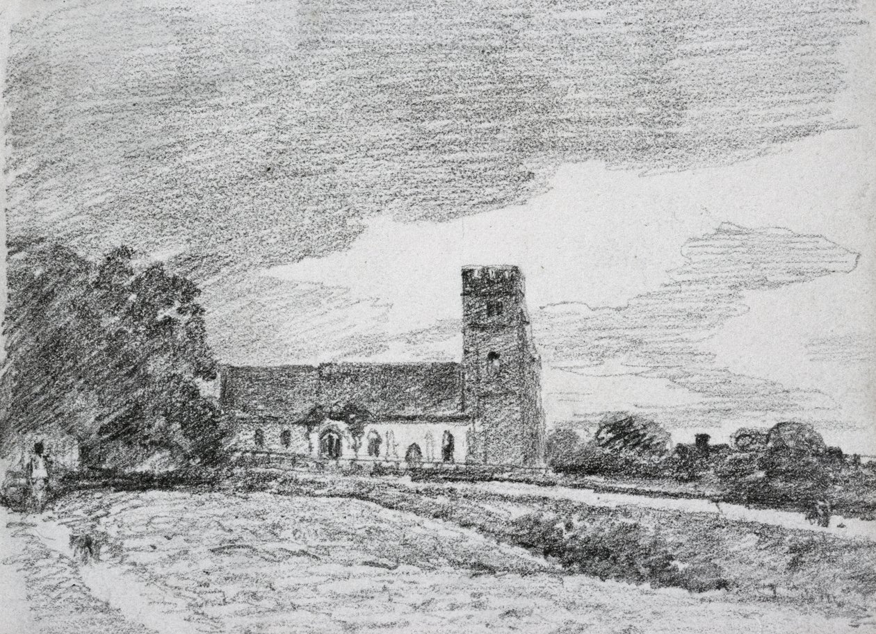 Feering Church，1814 作者 约翰·康斯特勃