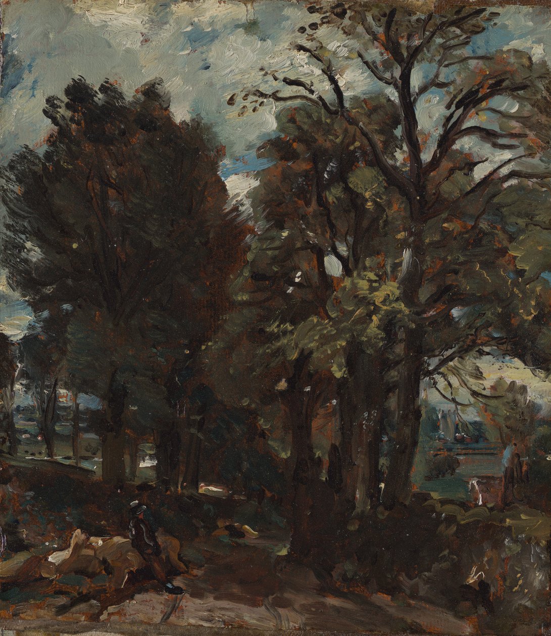 Fen Lane, East Bergholt 作者 约翰·康斯特勃