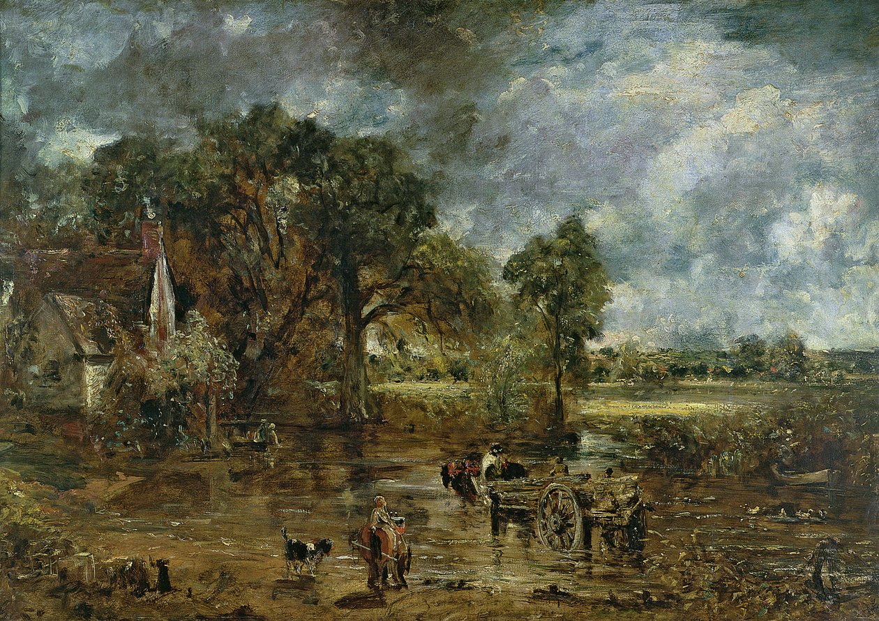 &39;The Hay Wain&39;的全面研究，c.1821 作者 约翰·康斯特勃