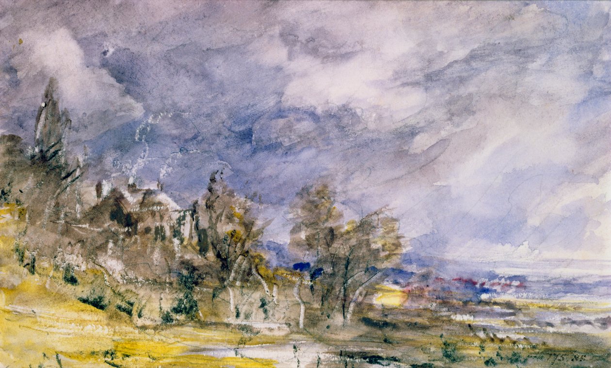 1834年，Well Walk附近的Hampstead Heath 作者 约翰·康斯特勃