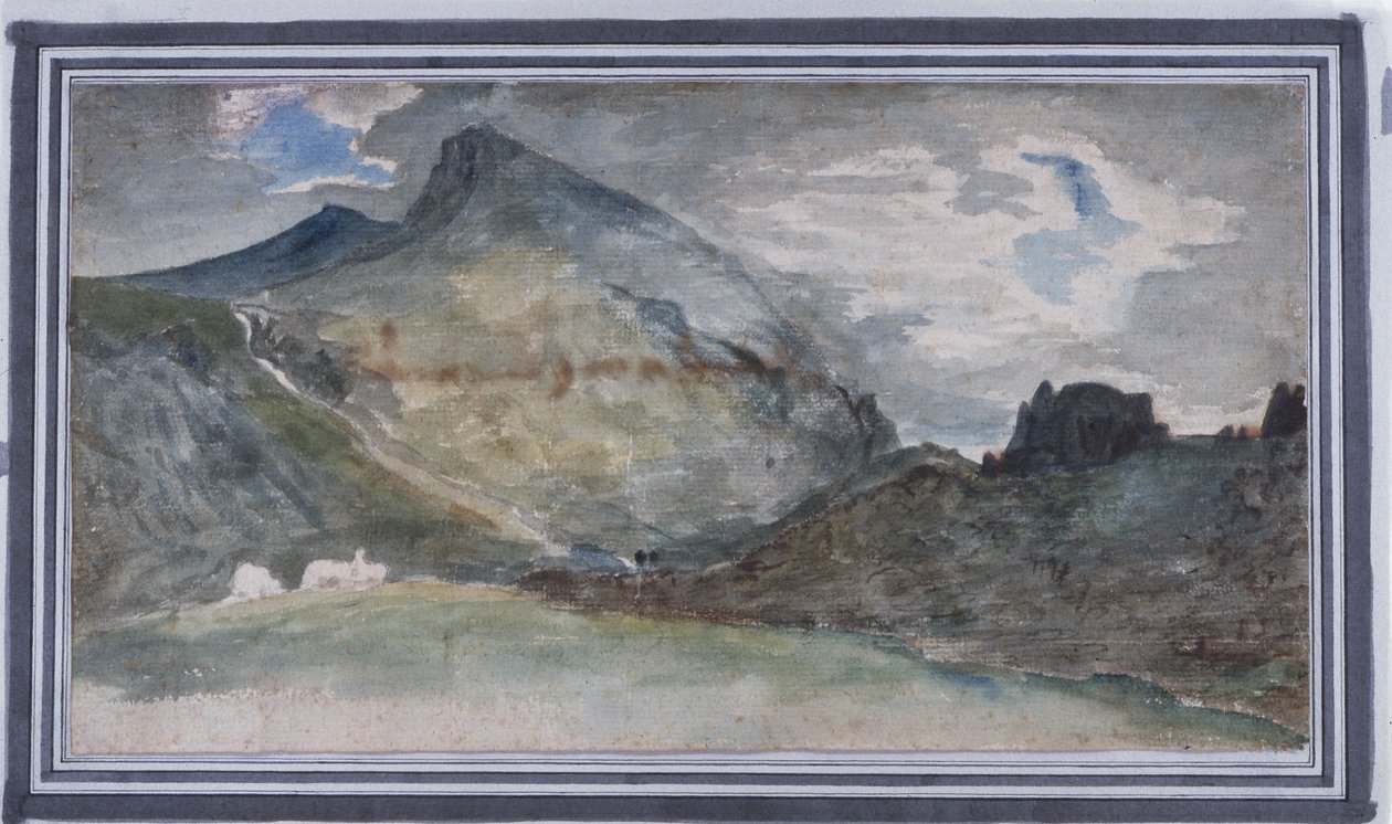 Hellvellyn，1806 作者 约翰·康斯特勃