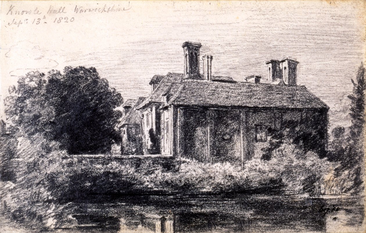 Knowle Hall，1820年 作者 约翰·康斯特勃
