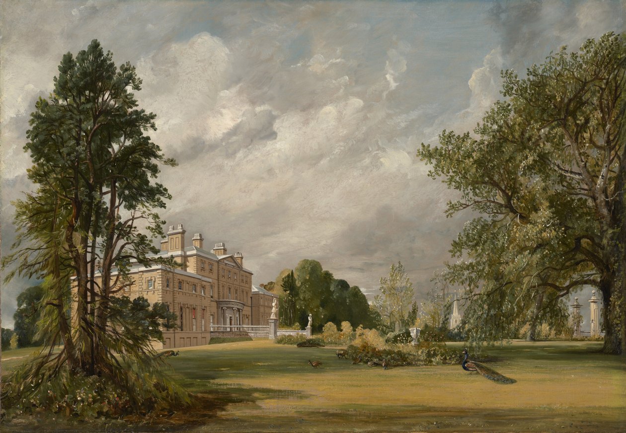 马尔文·霍尔（Malvern Hall），1821年 作者 约翰·康斯特勃