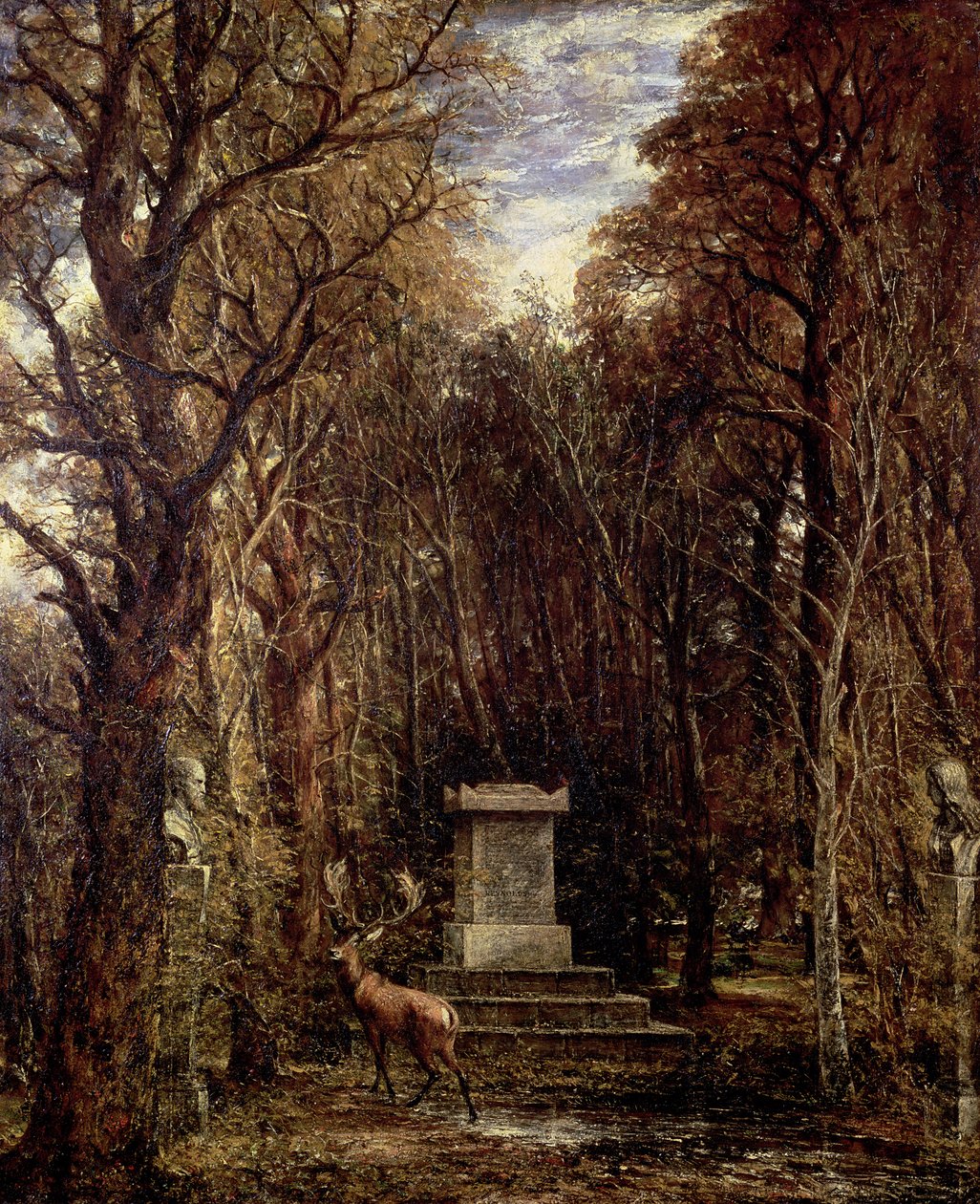 纪念碑到Reynold的记忆，Coleorton，1833年 作者 约翰·康斯特勃