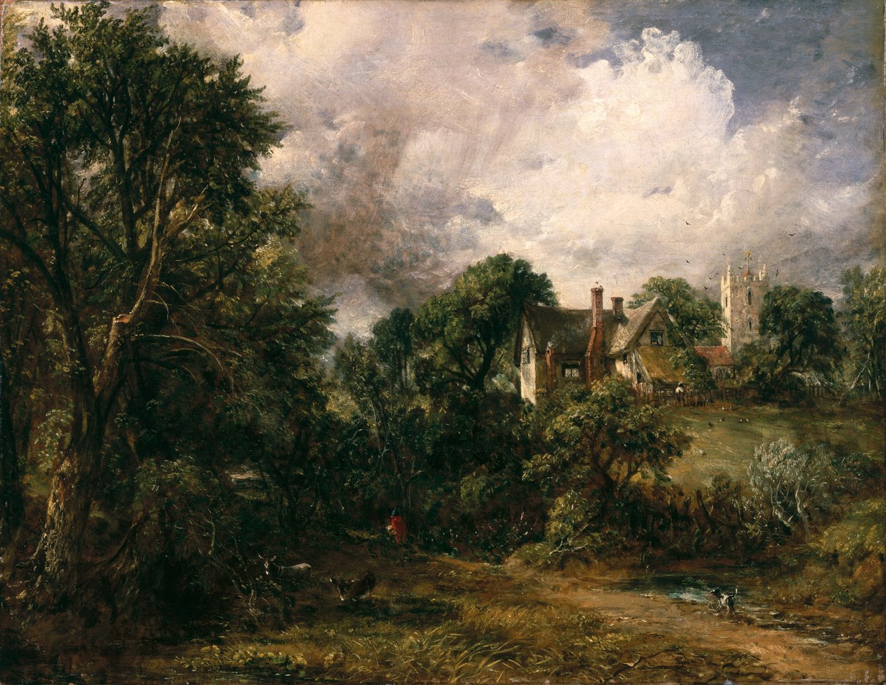 The Glebe Farm，1827 作者 约翰·康斯特勃