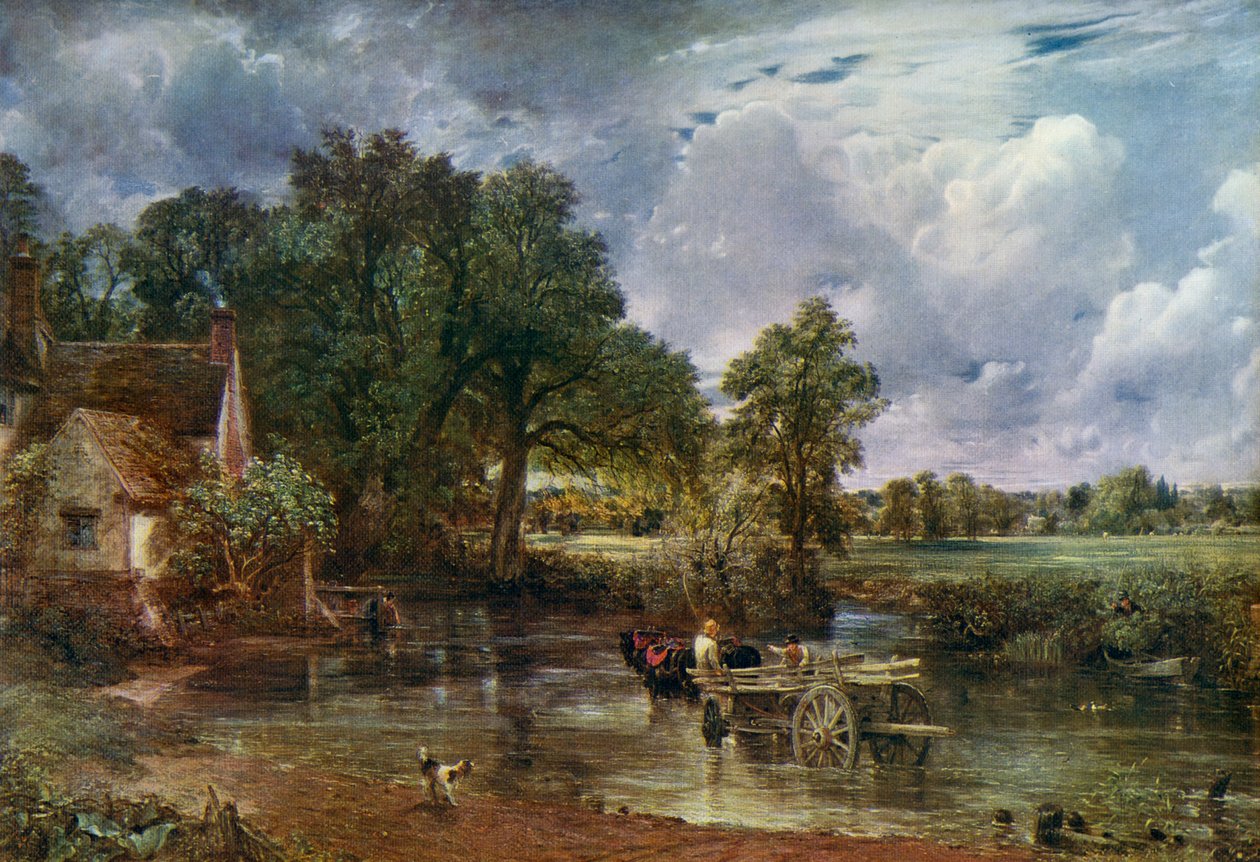 Hay Wain，1821年，1912年。 作者 约翰·康斯特勃