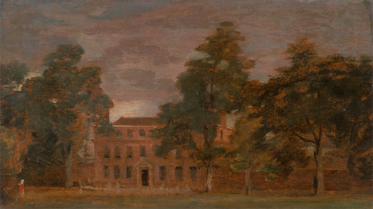 West Lodge, East Bergholt, 1813至1816年间。 作者 约翰·康斯特勃