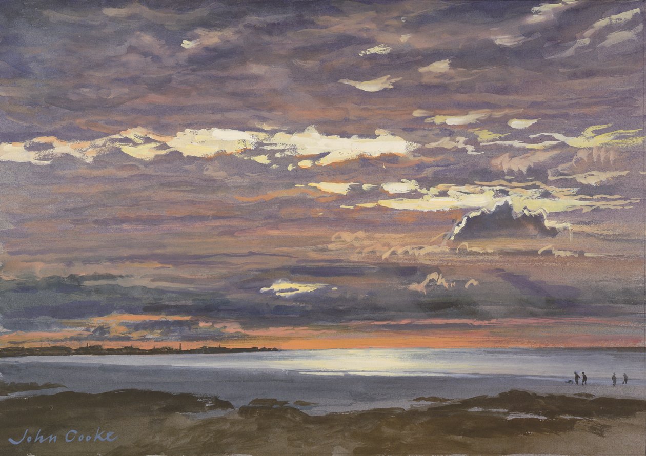 晚上，Ouistreham，2000 作者 约翰·库克