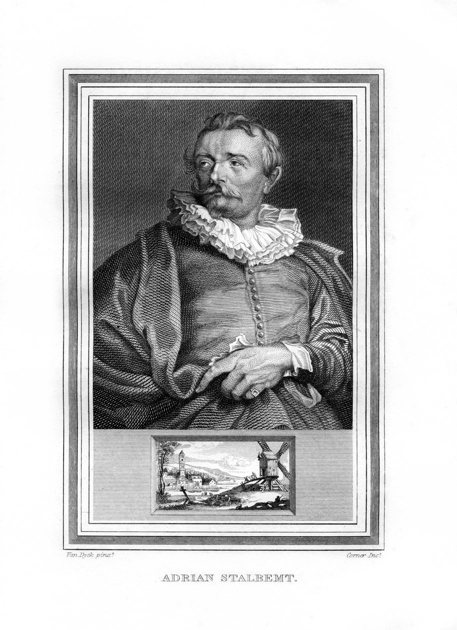 Adriaen van Stalbemt，佛兰芒画家，1825年。 作者 约翰·科纳