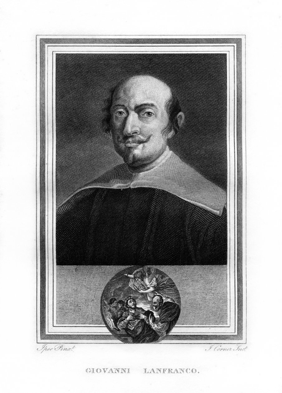 乔凡尼·兰弗兰科（Giovanni Lanfranco），意大利巴洛克画家，1825年。 作者 约翰·科纳