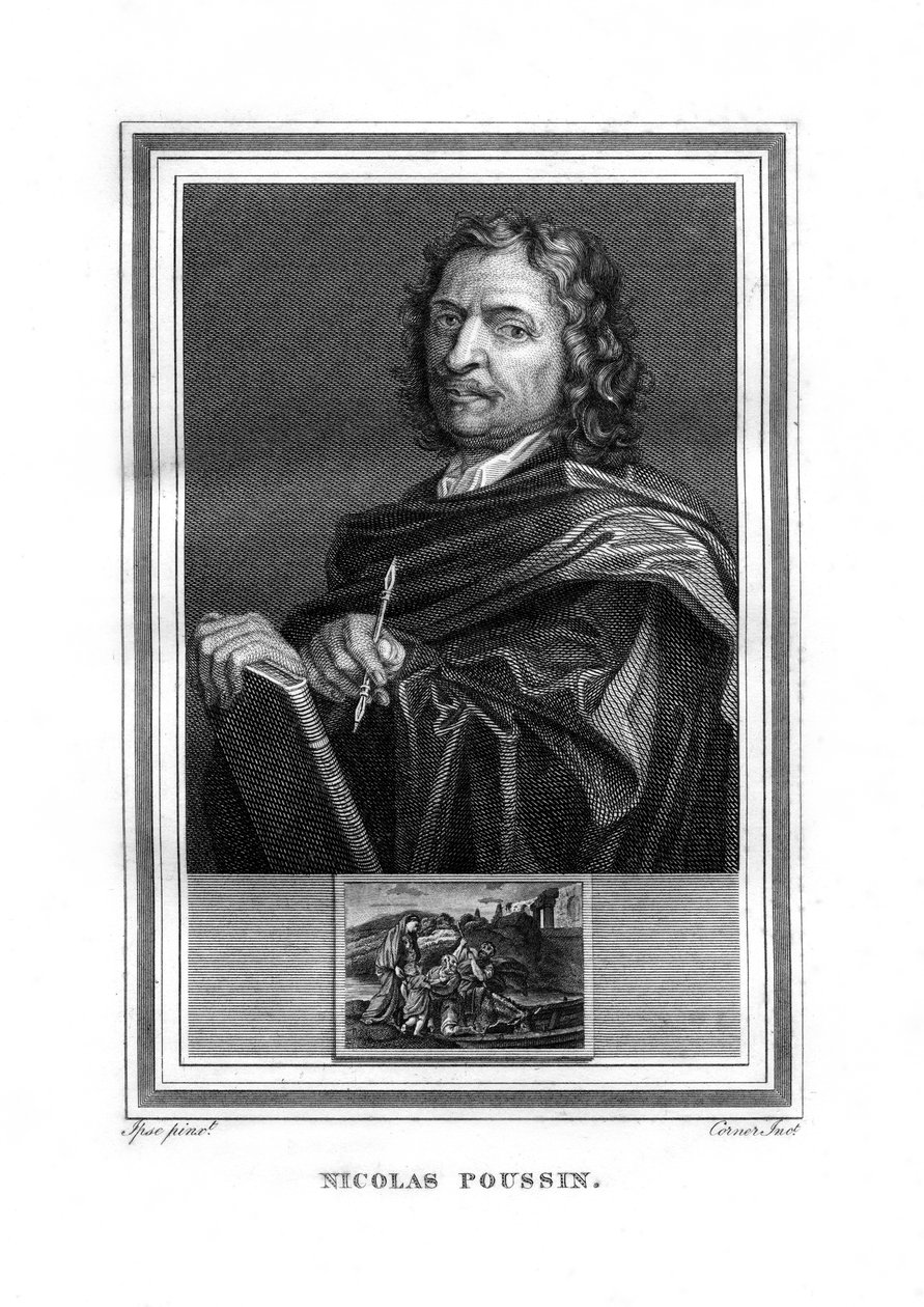 尼古拉斯·普桑（Nicolas Poussin），法国画家，1825年。 作者 约翰·科纳