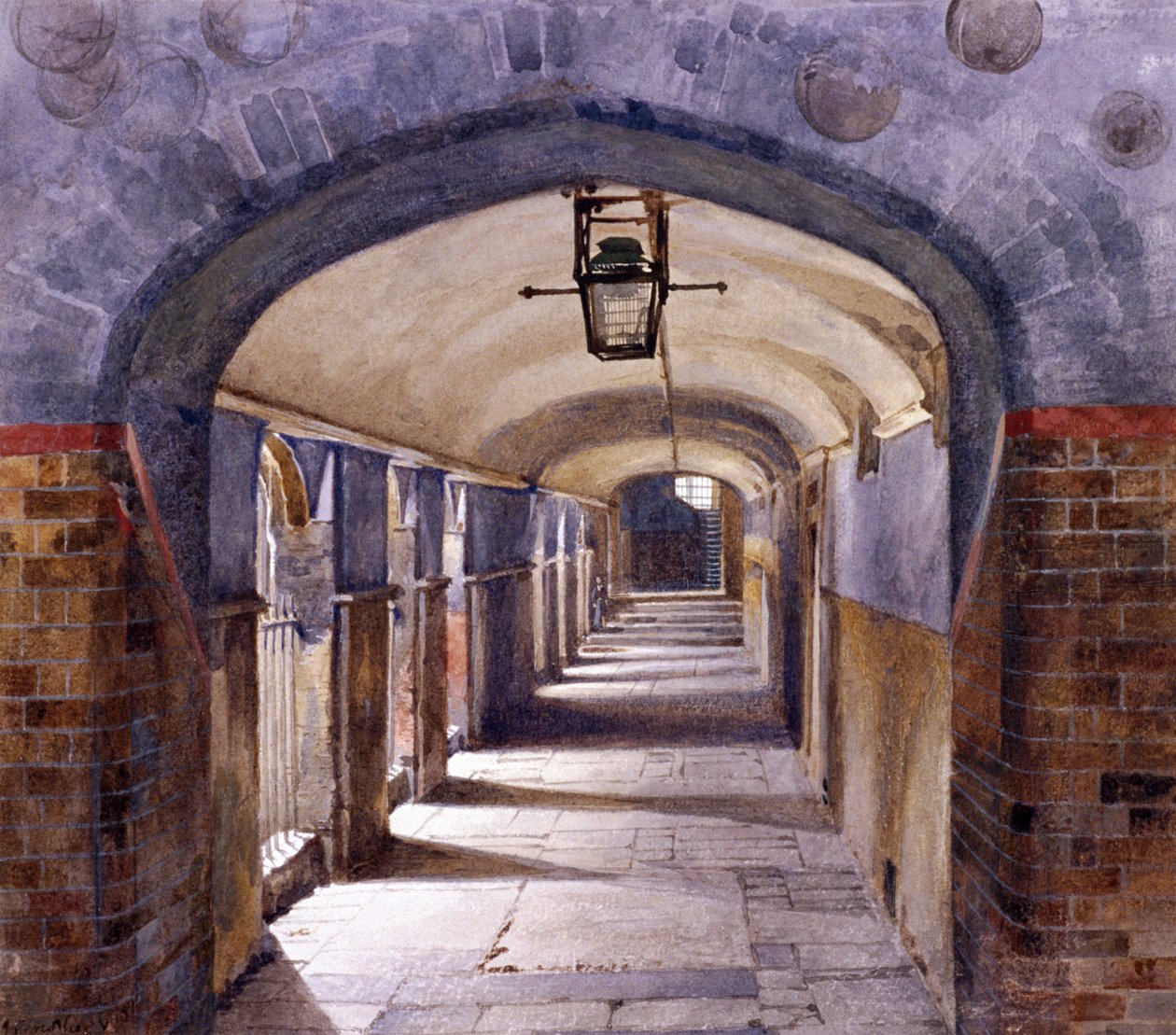 基督医院，伦敦，1881年 作者 约翰·克劳瑟