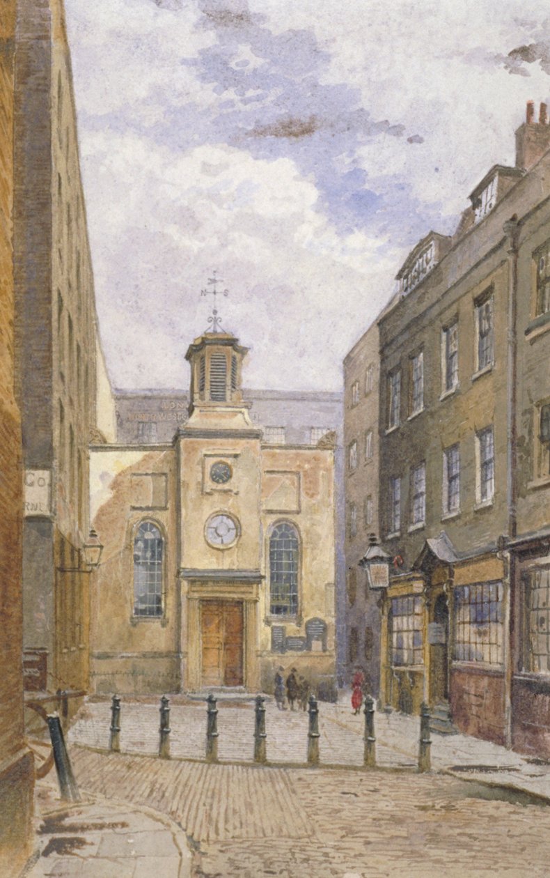 圣三一教堂，Minories，伦敦，约1881年 作者 约翰·克劳瑟