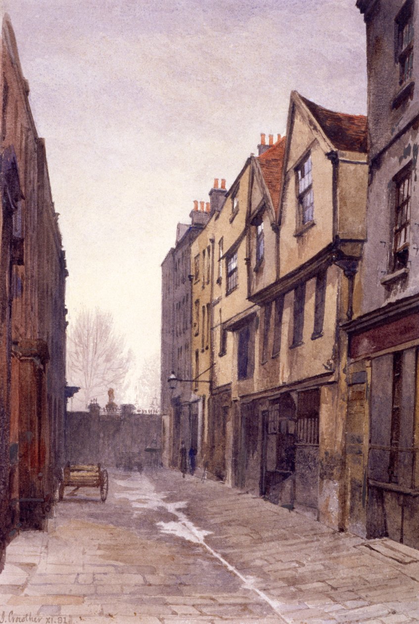 伦敦Holborn的Fulwood Place, 1881年 作者 约翰·克劳瑟