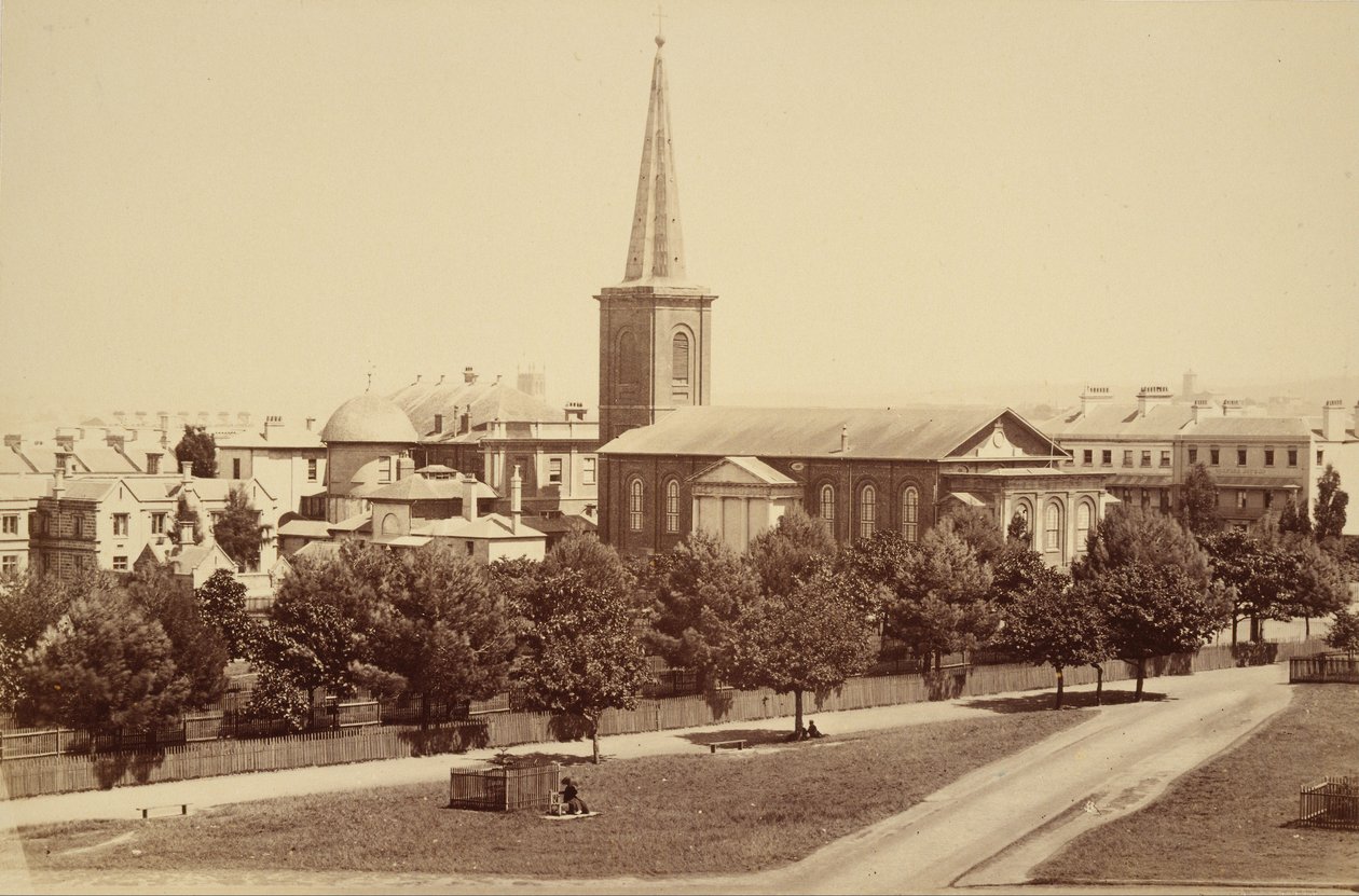 悉尼海德公园（Hyde Park）的圣詹姆斯教堂（St James&39;s Church）新S 作者 约翰·德戈塔迪