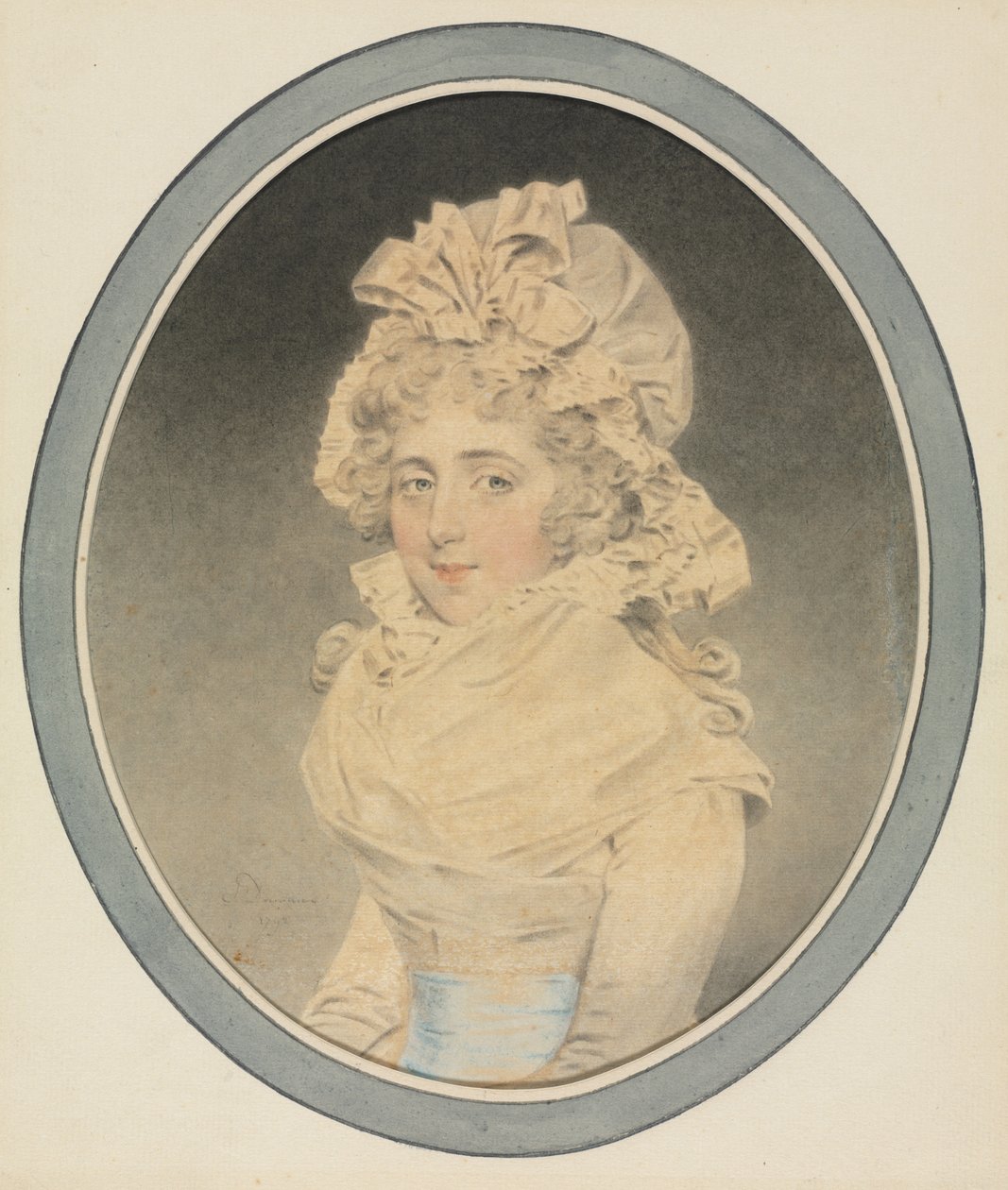 卡罗琳·沃特斯利夫人（Caroline Wrottesley），1792年。 作者 约翰·唐曼