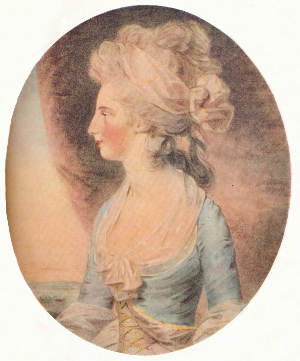 玛丽·伊莎贝拉（Mary Isabella），拉特兰公爵夫人，c1781 作者 约翰·唐曼