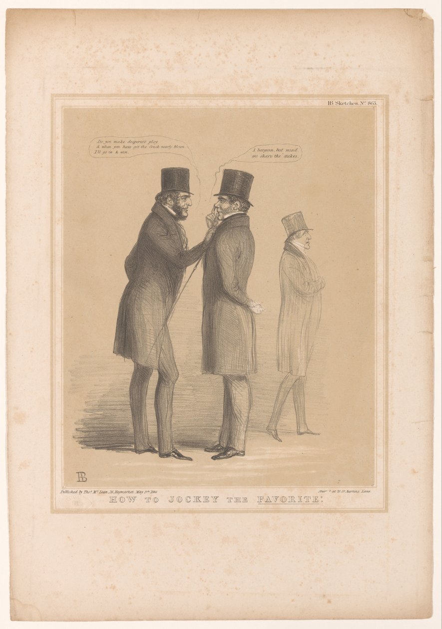 Spotprent 与 Lord Bentinck 和 Smith O