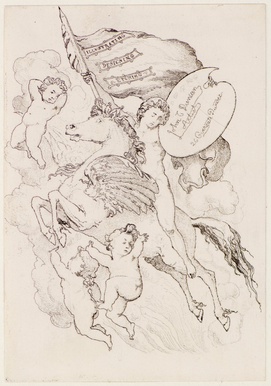 Flying Horse (etching) 作者 约翰邓肯