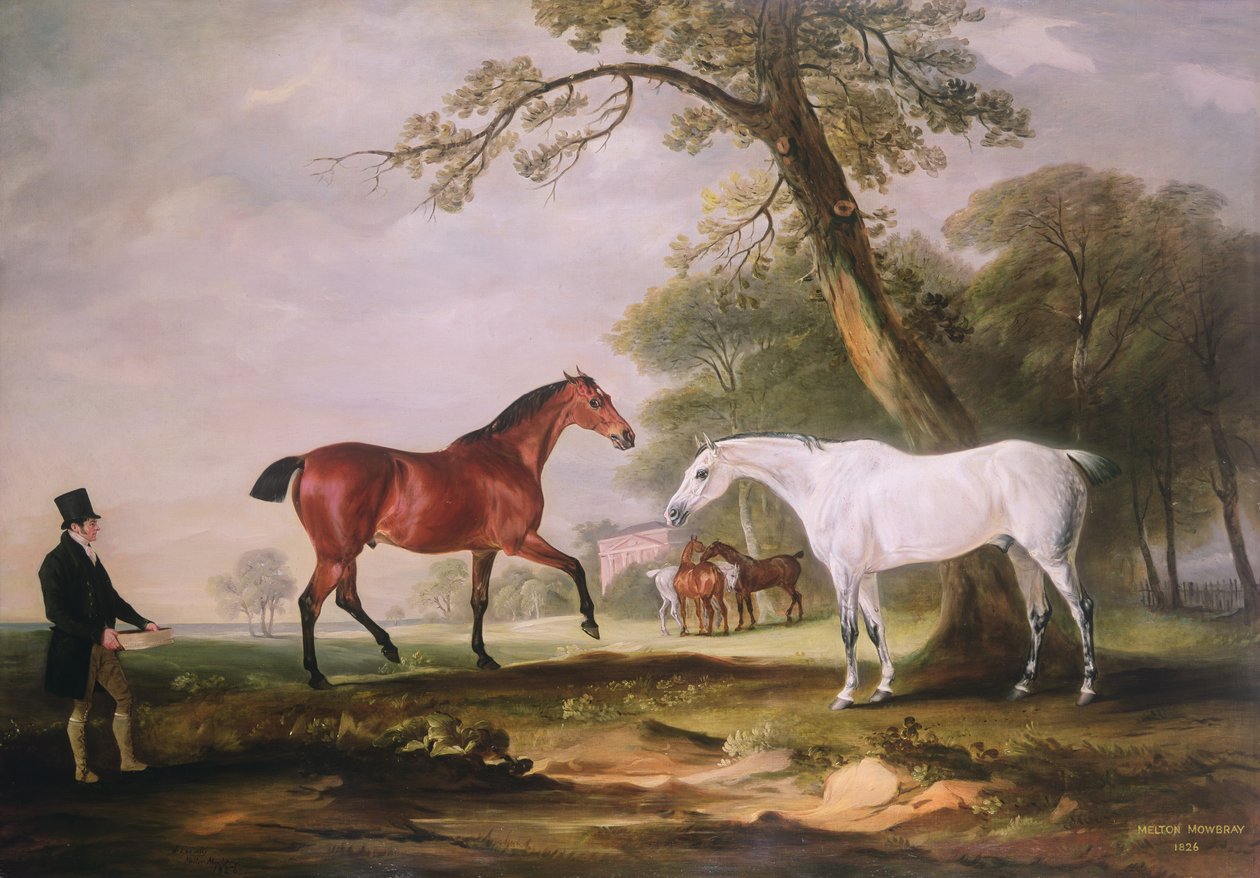 猎人在Melton Mowbray，1826年 作者 约翰·费内利