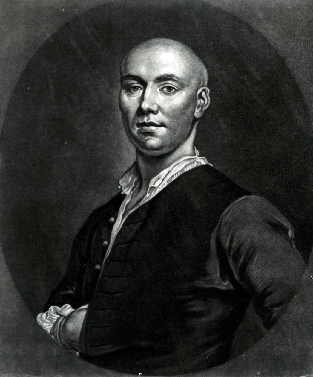 约翰布劳顿（mezzotint） 作者 约翰·艾利斯