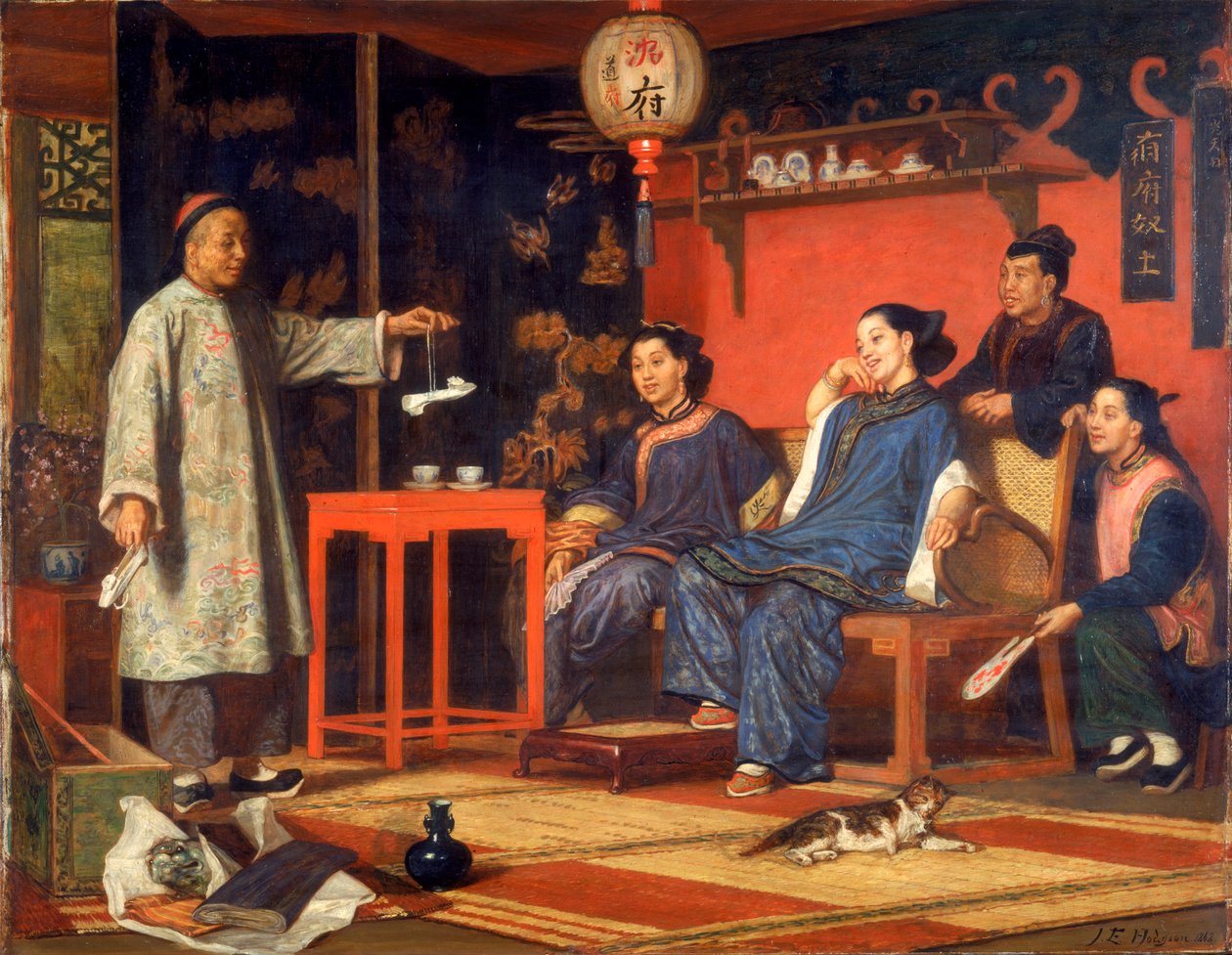 中国女士们看欧洲的好奇心，1868年 作者 约翰·埃文·霍奇森