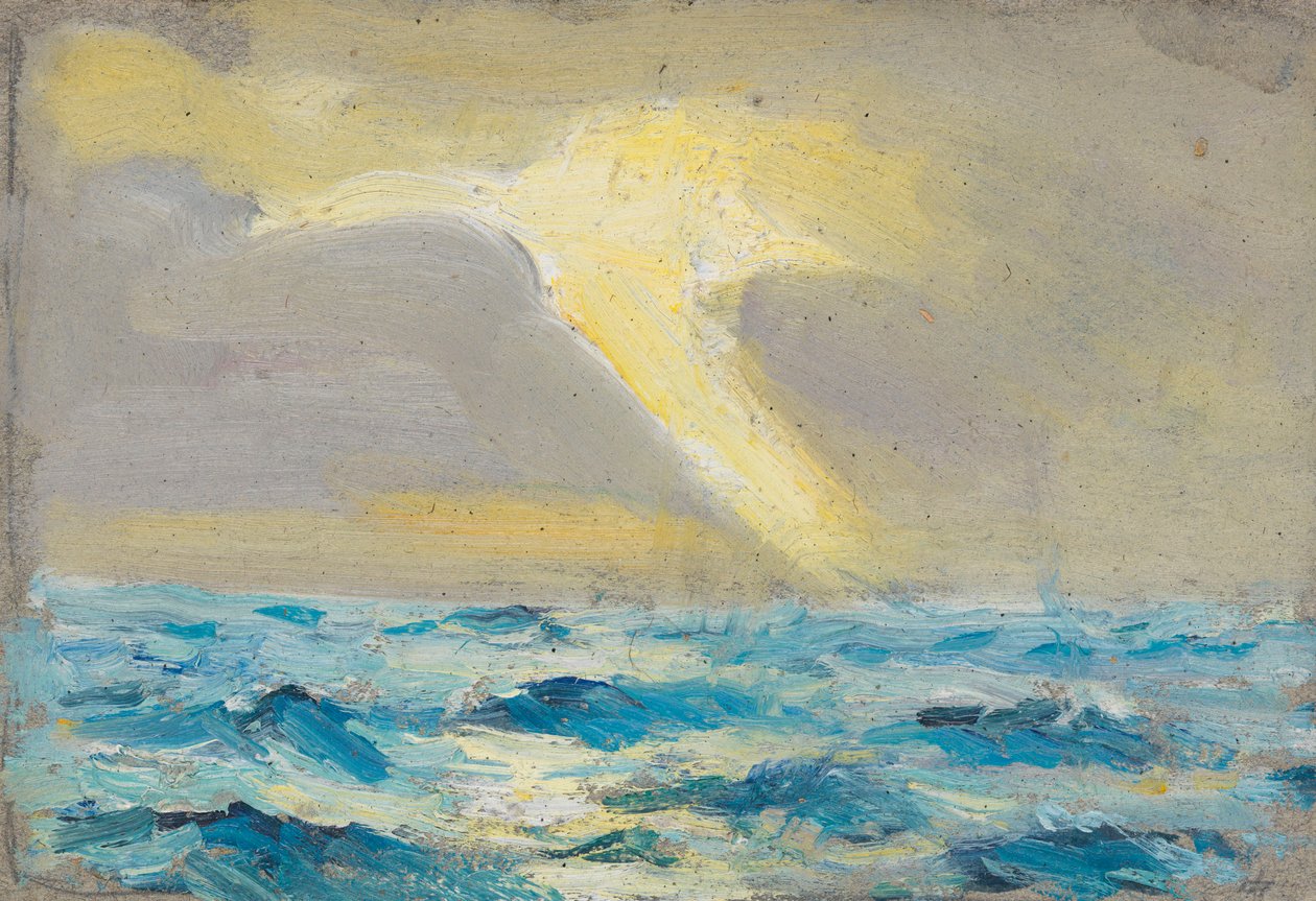 海景，19 世纪晚期至 20 世纪中期（绘画） 作者 约翰·埃弗里特