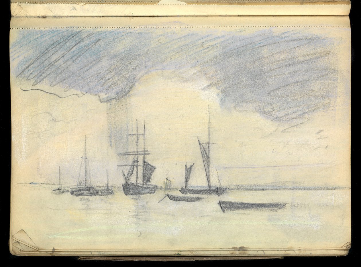 海景, 素描本 作者 约翰·埃弗里特