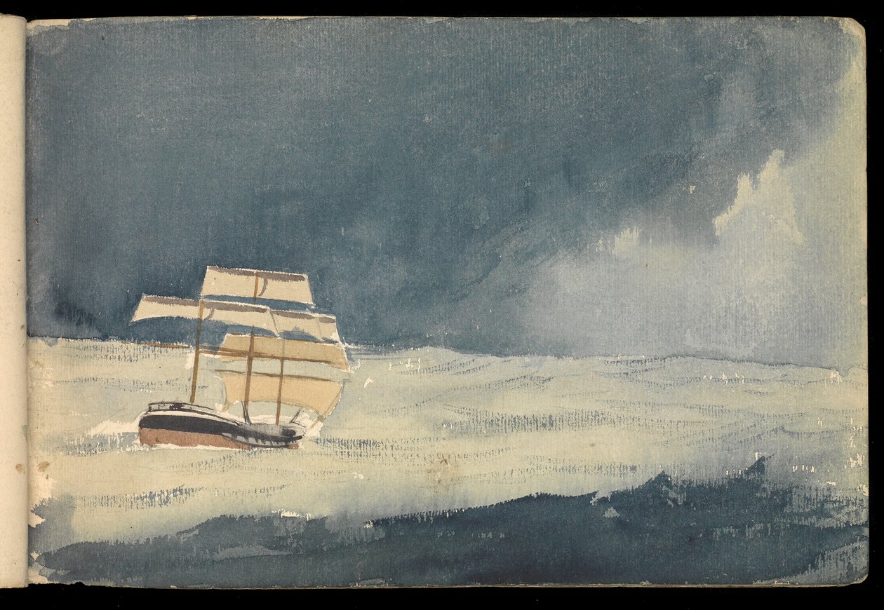 海景、素描本 作者 约翰·埃弗里特