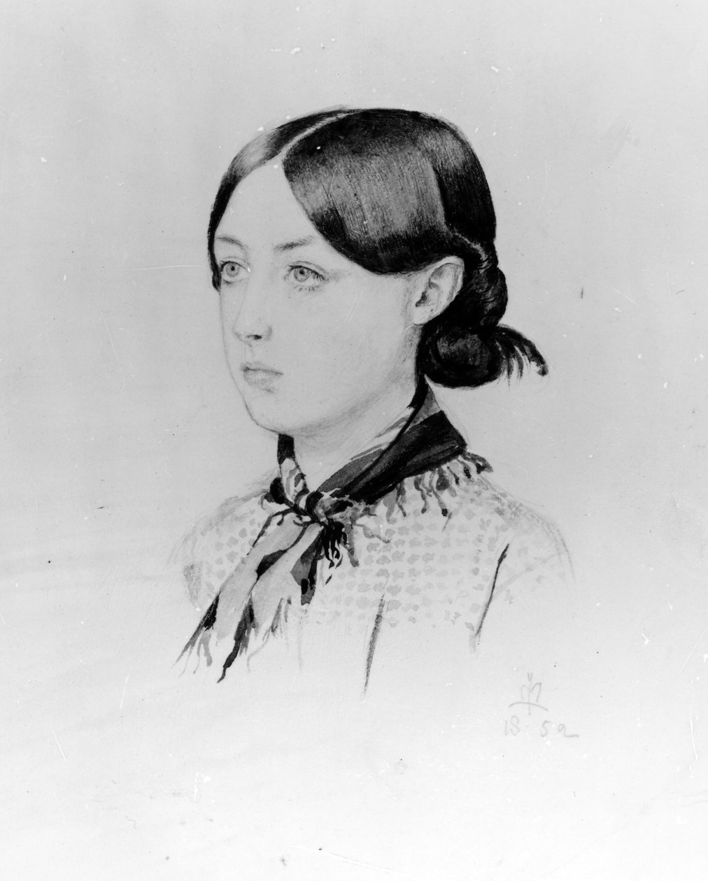 Ann Lynn，1852年（纸上写着） 作者 约翰·埃弗里特·米莱斯