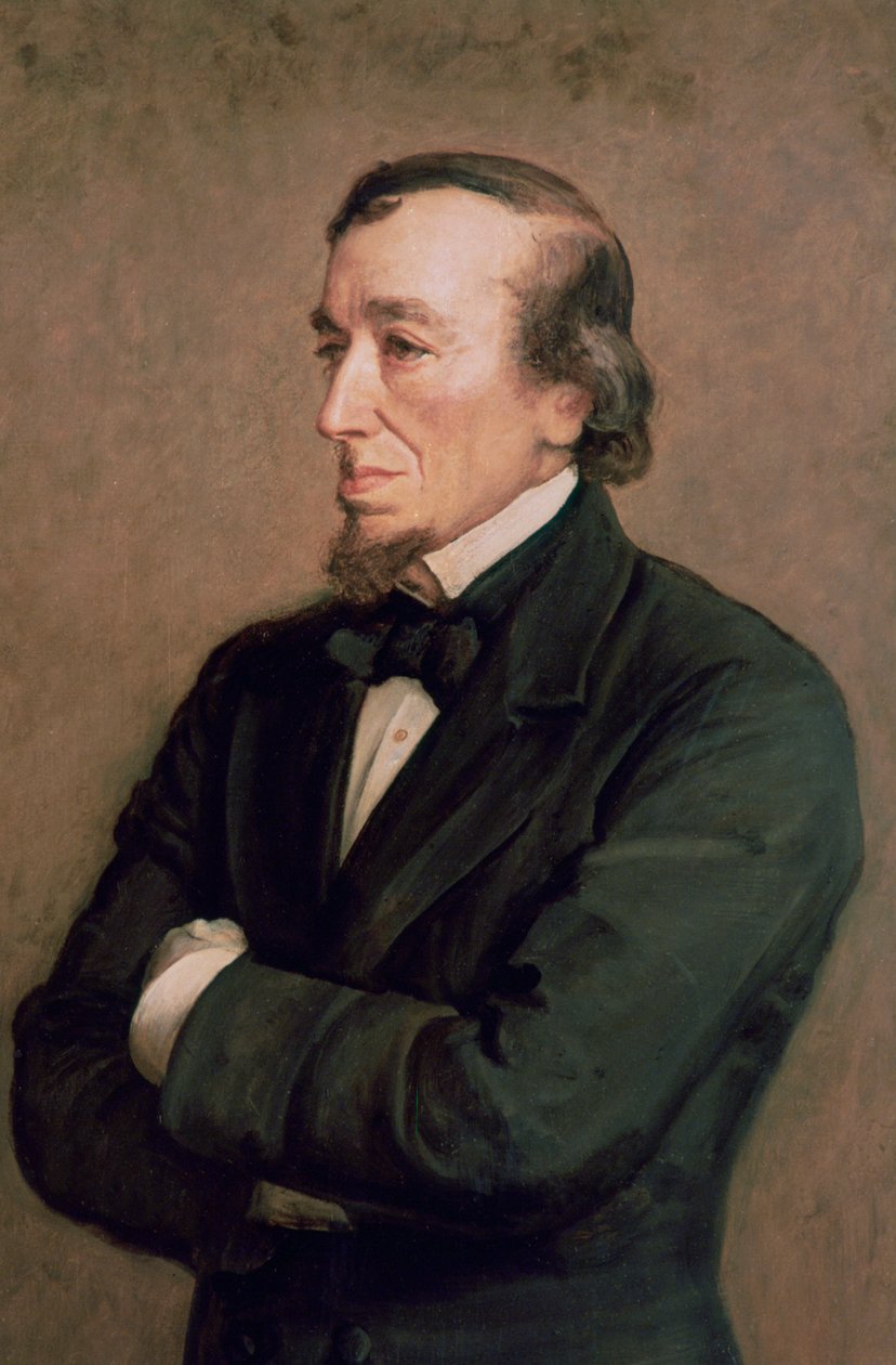 本杰明·迪斯雷利（Benjamin Disraeli），比肯斯菲尔德伯爵，细节，1881年 作者 约翰·埃弗里特·米莱斯