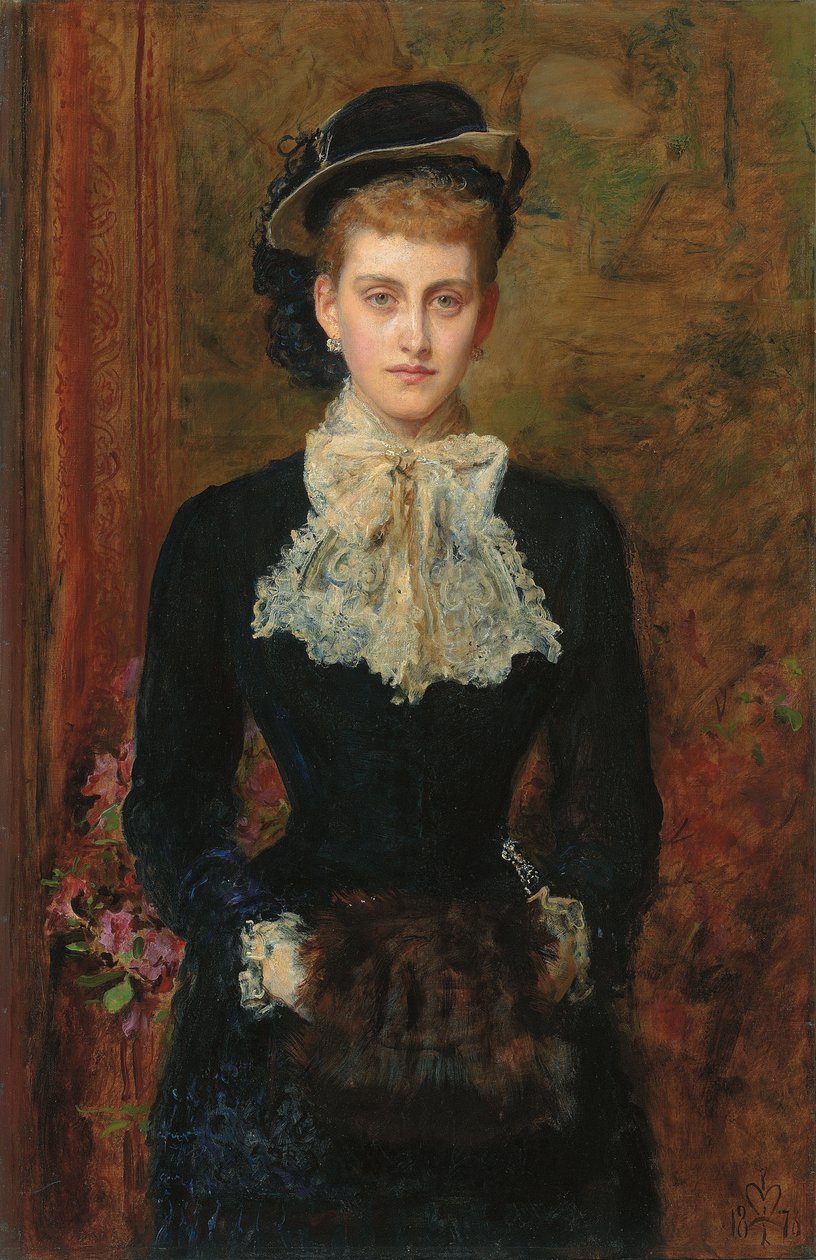 伯爵夫人伯爵夫人，前夫人，1876年 作者 约翰·埃弗里特·米莱斯