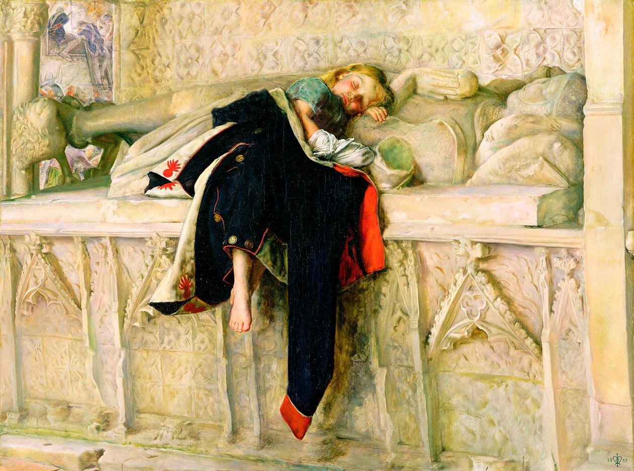 L&39;Enfant du Regiment（随机射击），1855年（纸上放的纸上油） 作者 约翰·埃弗里特·米莱斯