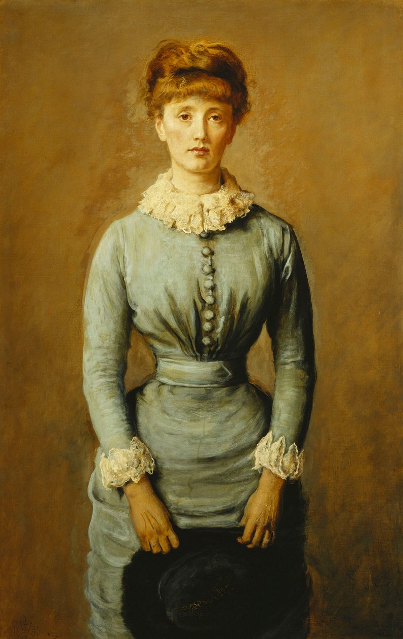 伊夫琳·奥特威小姐，1880年 作者 约翰·埃弗里特·米莱斯