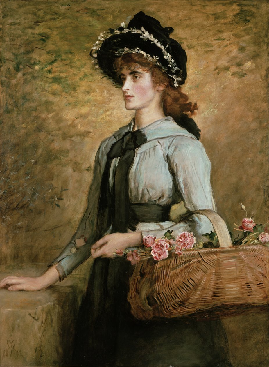 甜美的艾玛·莫兰（Sweet Emma Morland），1892年 作者 约翰·埃弗里特·米莱斯