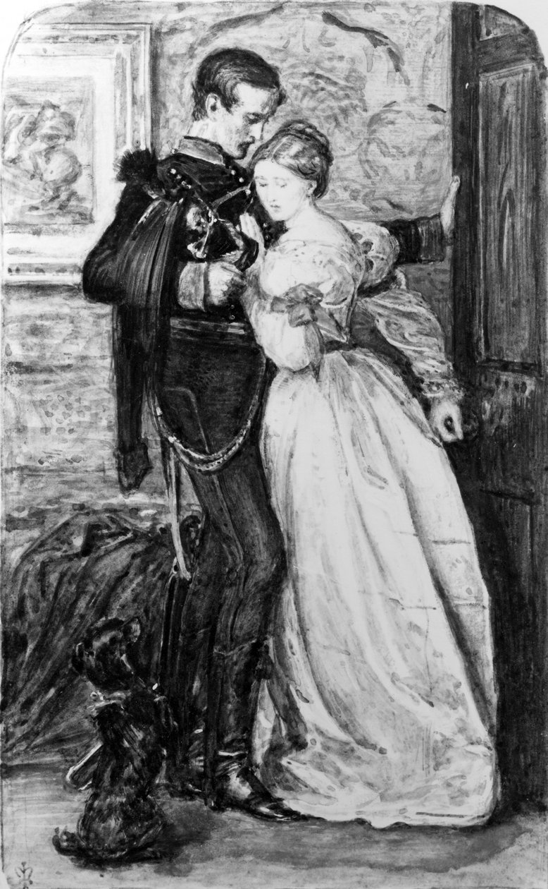 The Black Brunswicker，1865年（纸上写着） 作者 约翰·埃弗里特·米莱斯