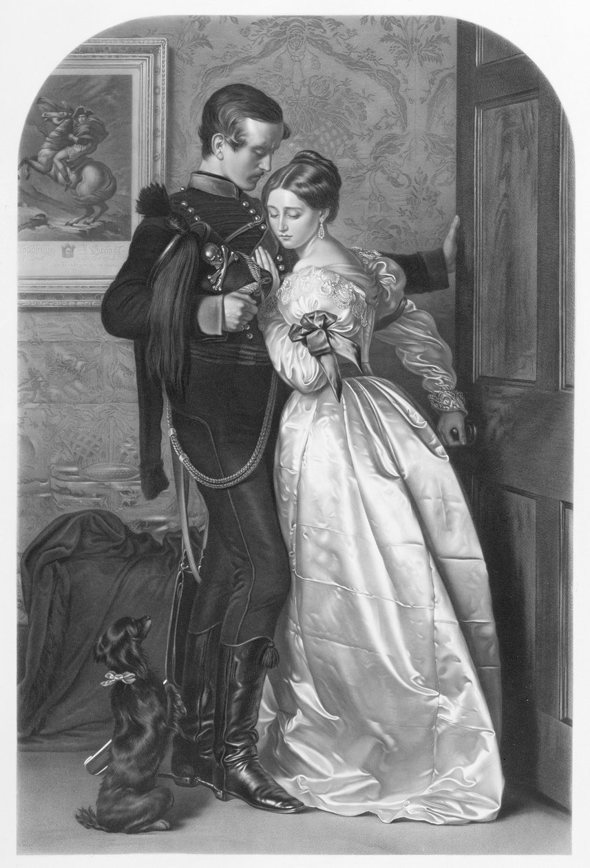 Black Brunswicker，由Thomas L. Atkinson（1817-c.1890）酒吧雕刻。作者：Henry Graves und Co.，1863（mezzotint）（另见100299） 作者 约翰·埃弗里特·米莱斯