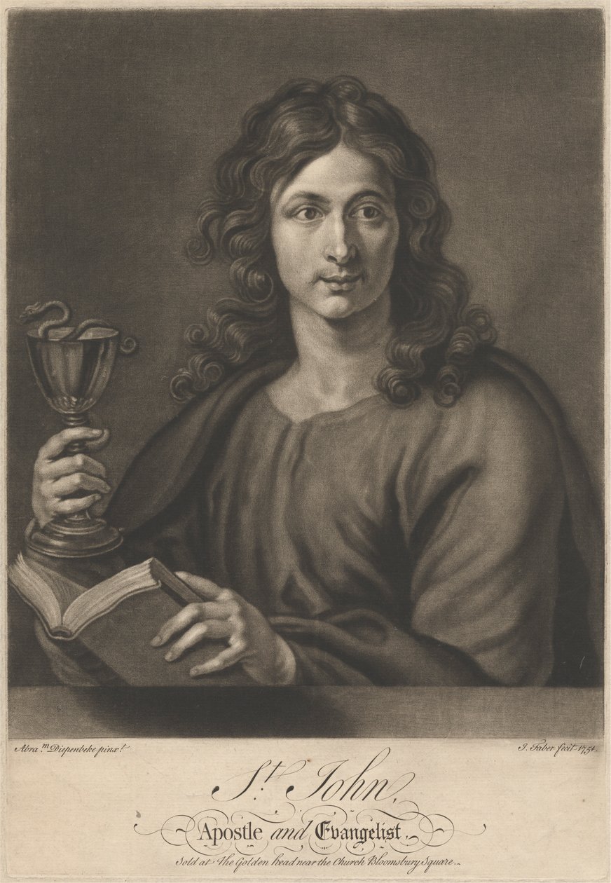 St. John, Apostle and Evangelist 作者 约翰·法伯（John Faber）