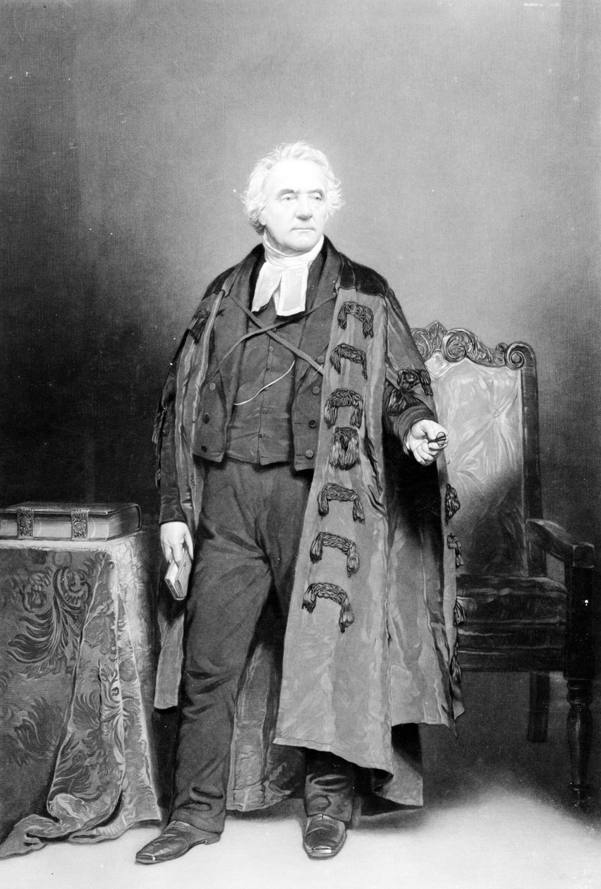 托马斯·查默斯，1849年由詹姆斯·法德雕刻（mezzotint） 作者 约翰·法德