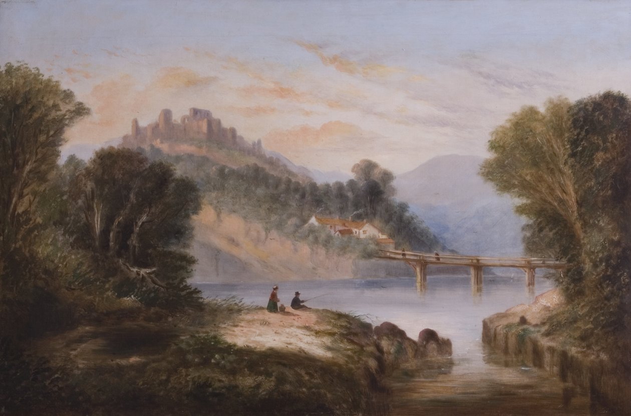 Dunluce城堡，Antrim，c.1860 作者 约翰·福克纳