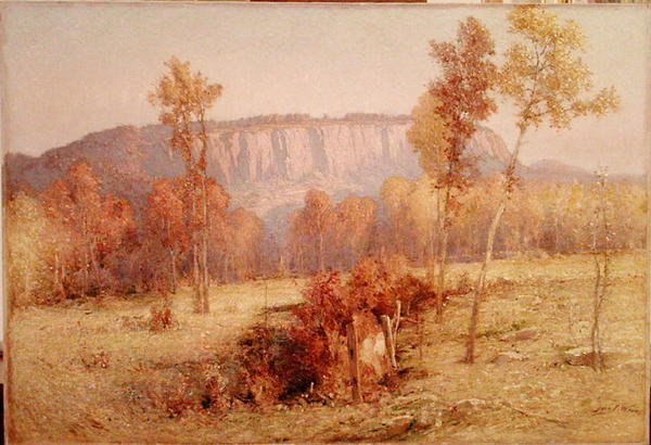 东岩，纽黑文，约1901年（布面油画） 作者 约翰弗格森堰